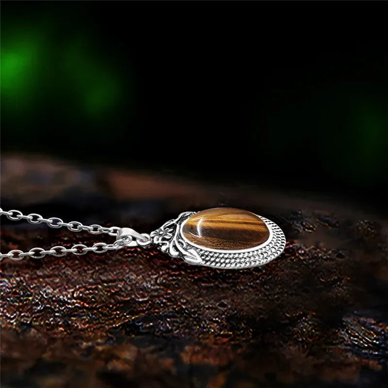 Natural Tigers Eye Necklace
