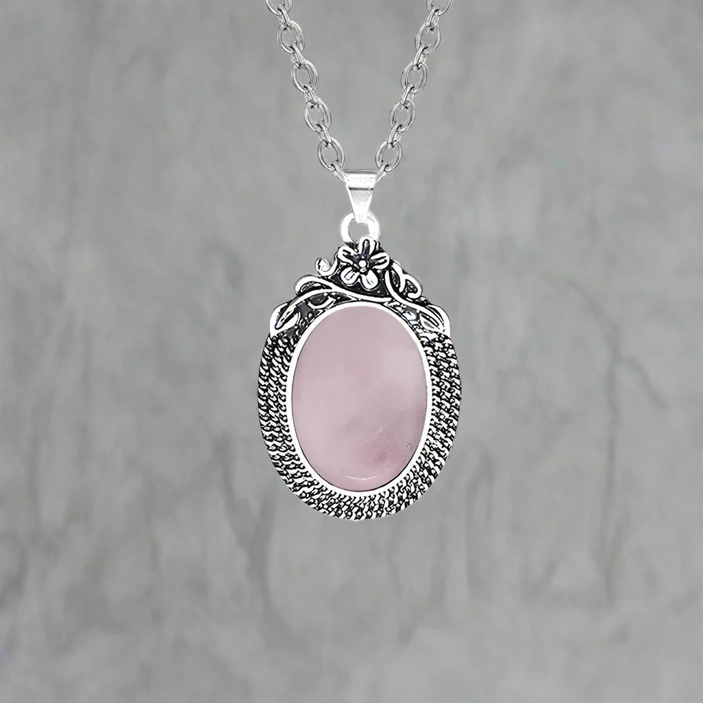 Natural Quartz Stone Necklace