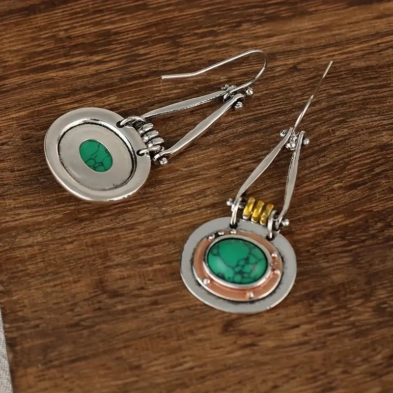 Vintage Turquoise Dangle Earrings