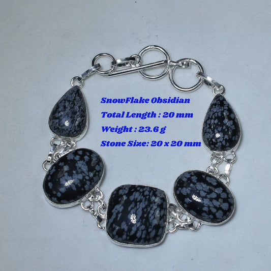 Genuine Pyrite Ruby Apatite Peridot Emerald   Bracelet  Silver  Overlay over Copper
