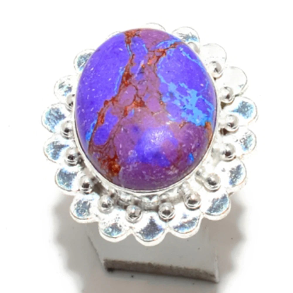 White Opal  Bracelet   Silvers Overlay over Copper , 21.5 cm, B2056