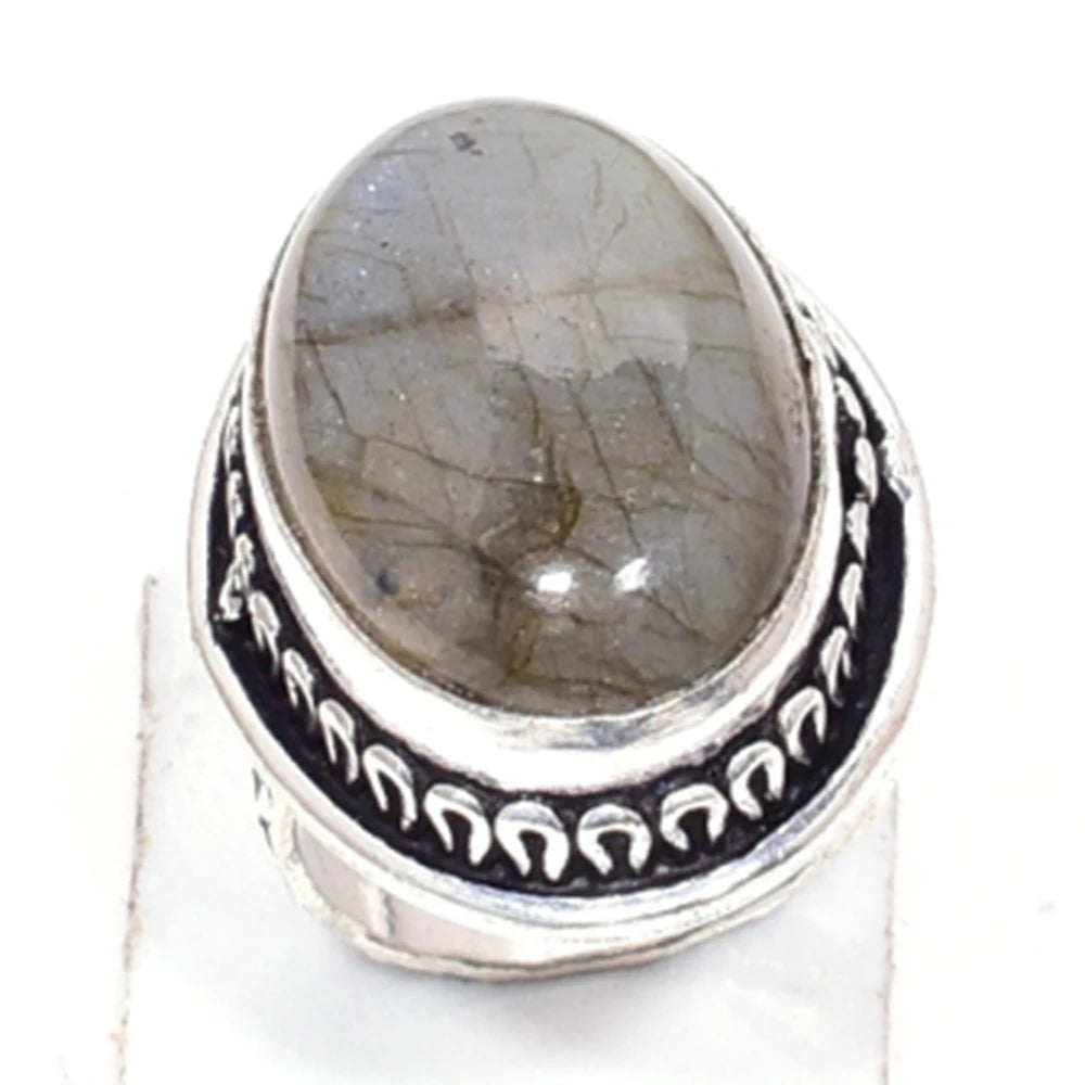 Genuine Turquoise Selenite Black Onyx Coral Shiva Eye Tiger Eye Sunstone Botswana Agate  Bracelet  Silvers Copper