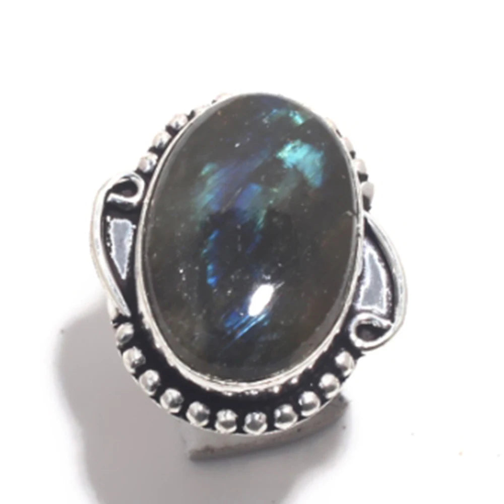 Black Onyx    Bracelet   Silvers Overlay over Copper ,  22.3 cm,