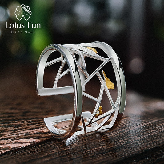 Lotus Fun Oriental Element Window Decoration Paper-cut Design Ring