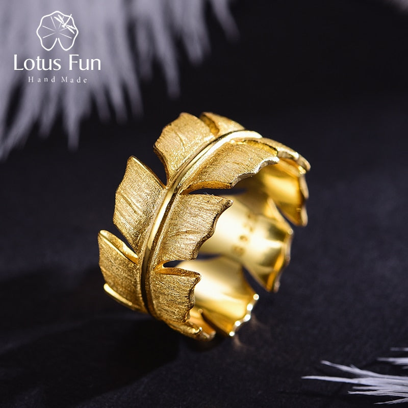 Lotus Fun Soft Feather Ring