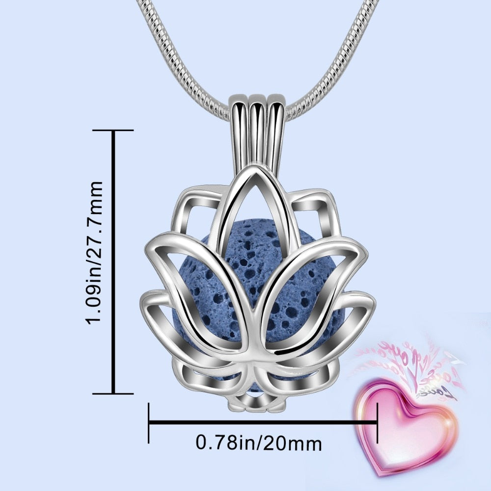 14mm Lotus Blossom Pendant