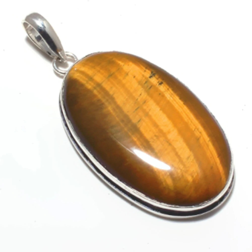 Genuine Tiger Eye   Bracelet  Silvers  Overlay over Copper,  21 cm , B4470