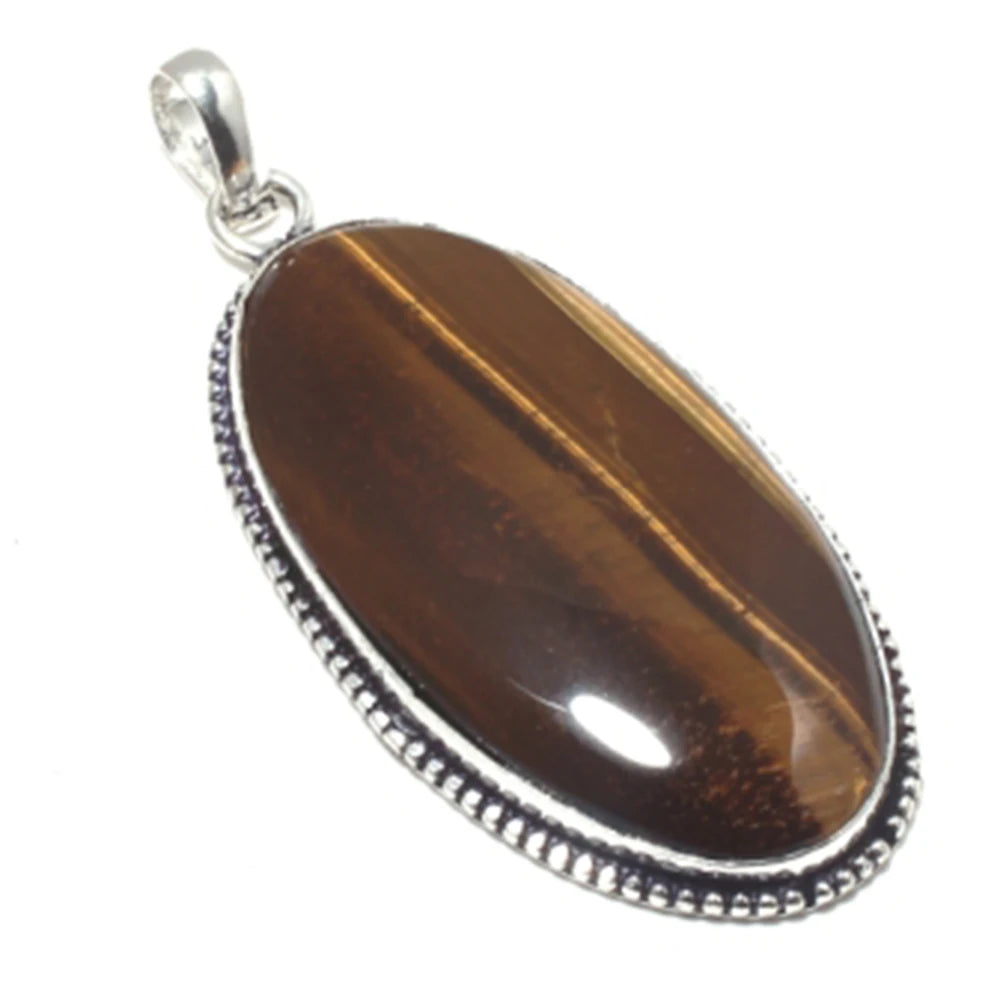 Genuine Tiger Eye   Bracelet  Silvers  Overlay over Copper,  21 cm , B4470