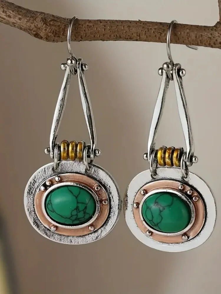 Vintage Turquoise Dangle Earrings