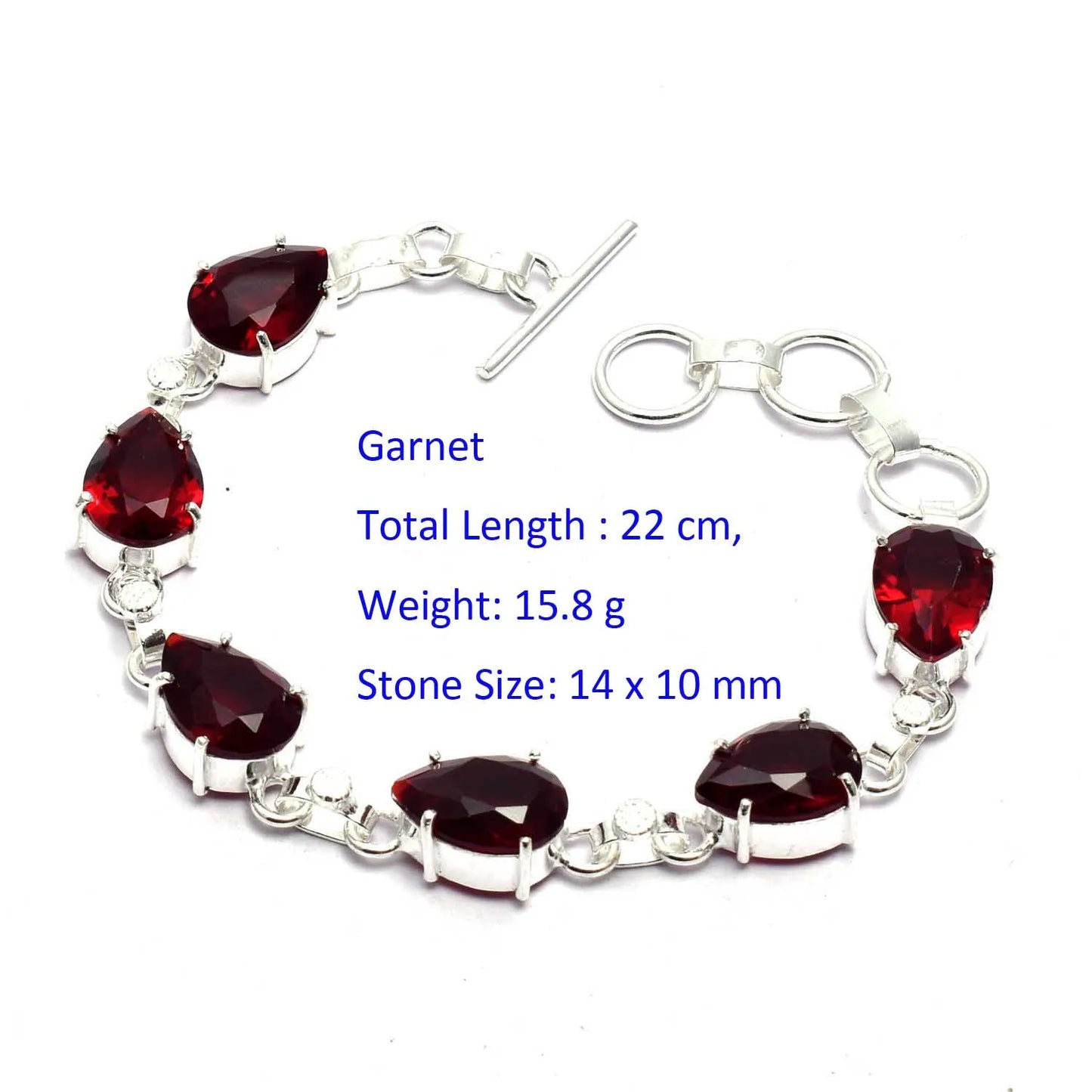 Genuine Pyrite Ruby Apatite Peridot Emerald   Bracelet  Silver  Overlay over Copper