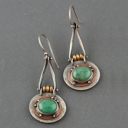 Vintage Turquoise Dangle Earrings