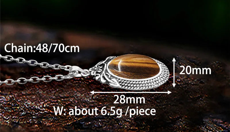 Natural Tigers Eye Necklace