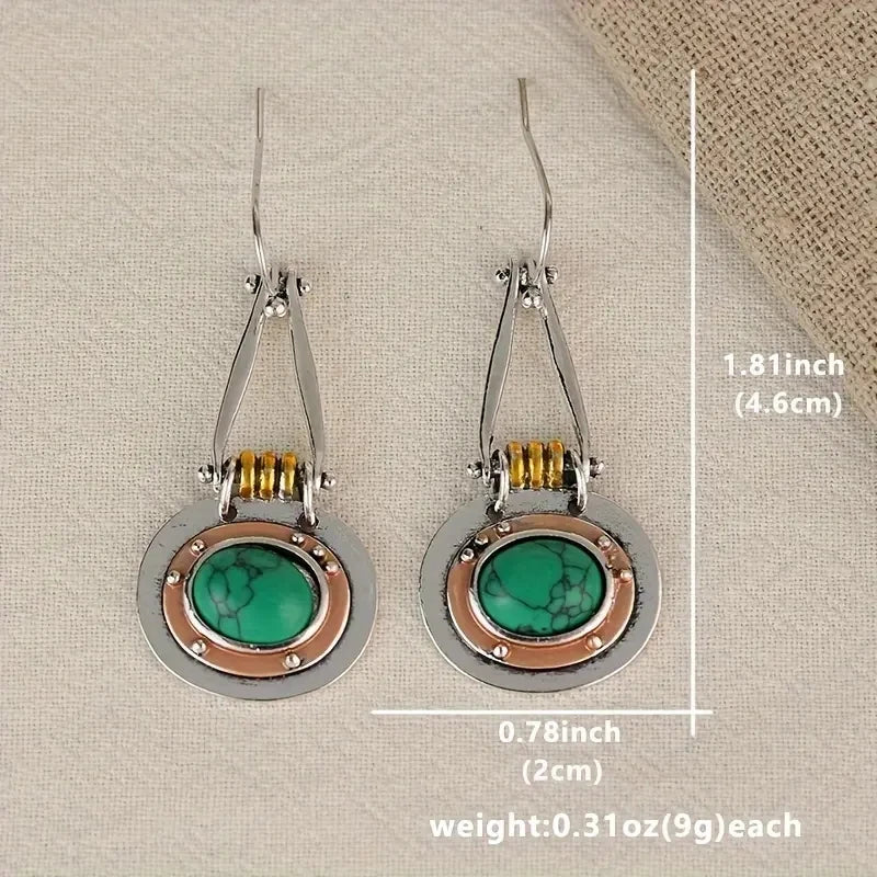 Vintage Turquoise Dangle Earrings