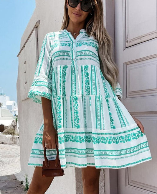 Molly Loose Boho Mini Dress