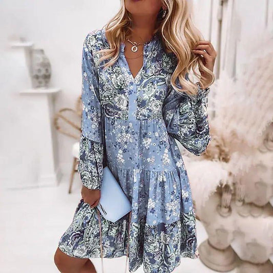 Gemini Floral Print Midi